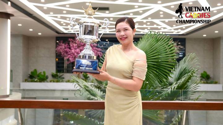 Nữ caddie sân Tuần Châu vô địch giải Vietnam Caddies Championship 2024